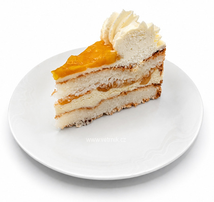 Kokosový dort mango-maracuja