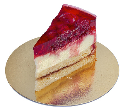 Malinový dort - klínek