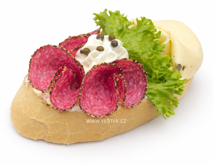 Chlebíček Gurmán s pepřem