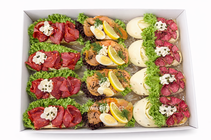 Chlebíčkový set Gurmán