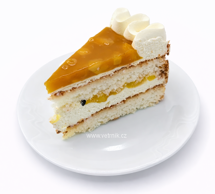 Kokosový dort mango-maracuja