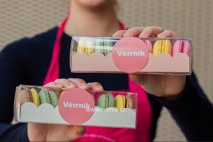 Makronka krabička - 6ks