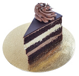 Čokoládový dort - klínek